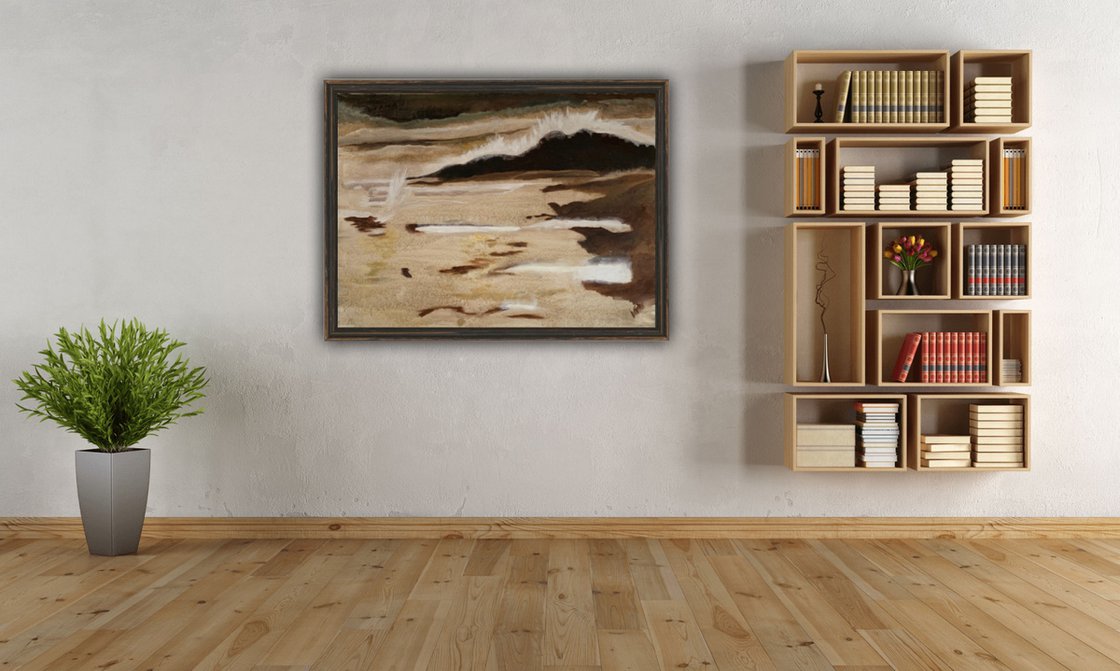 A painting titled 'Somewhere Else by Ryan Louder' by Ryan Louder