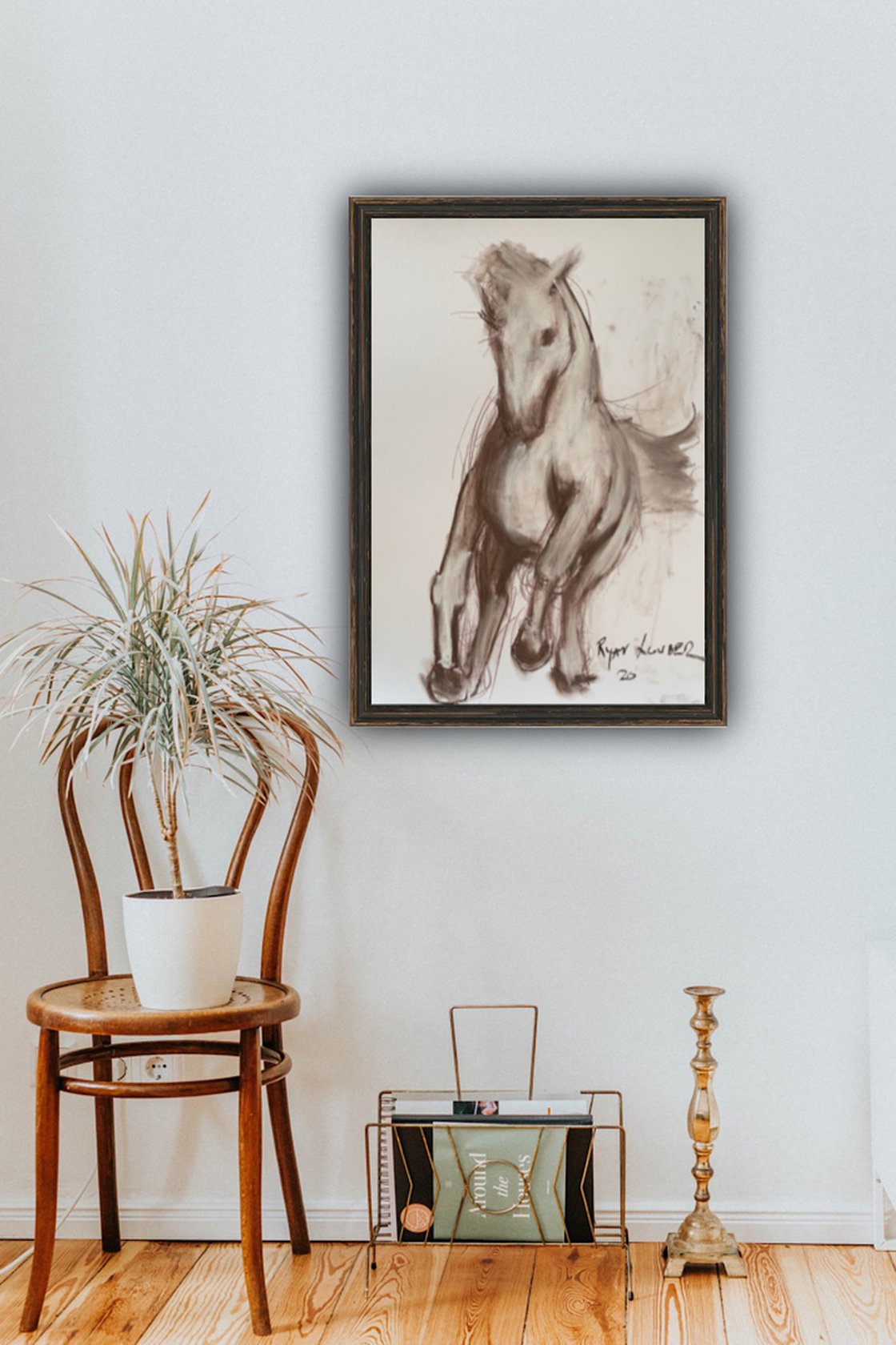 White Horse by Ryan Louder - Sold