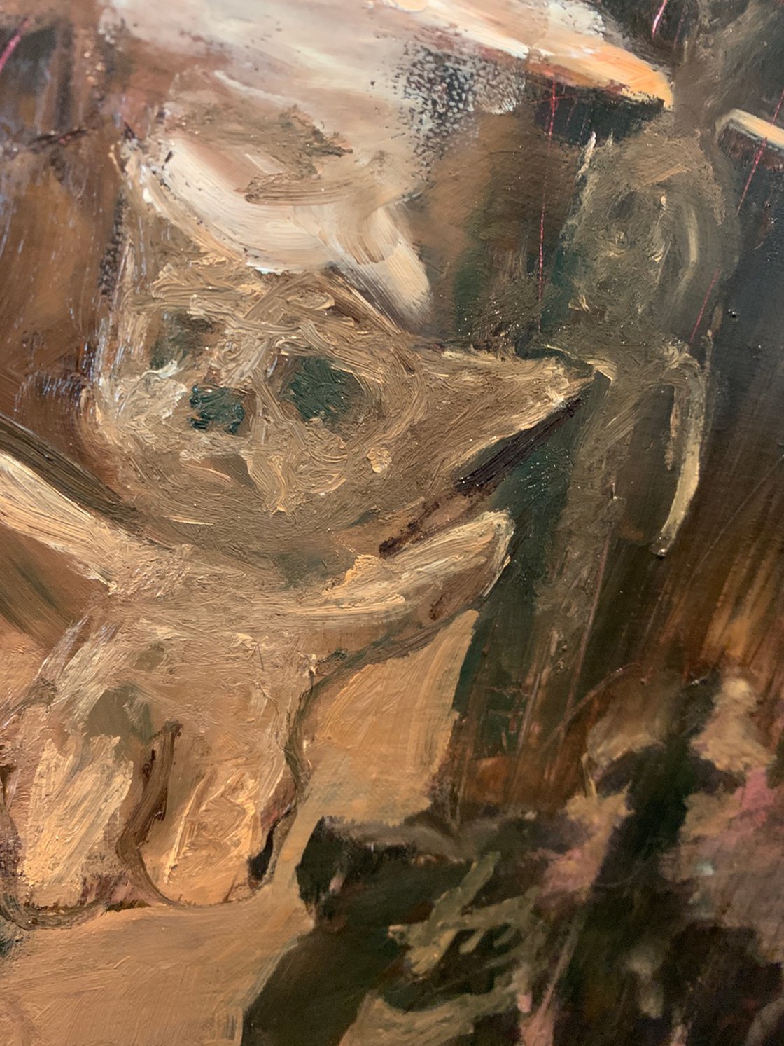 A painting titled 'When Teddy Bears Rule The World by Ryan Louder' by Ryan Louder