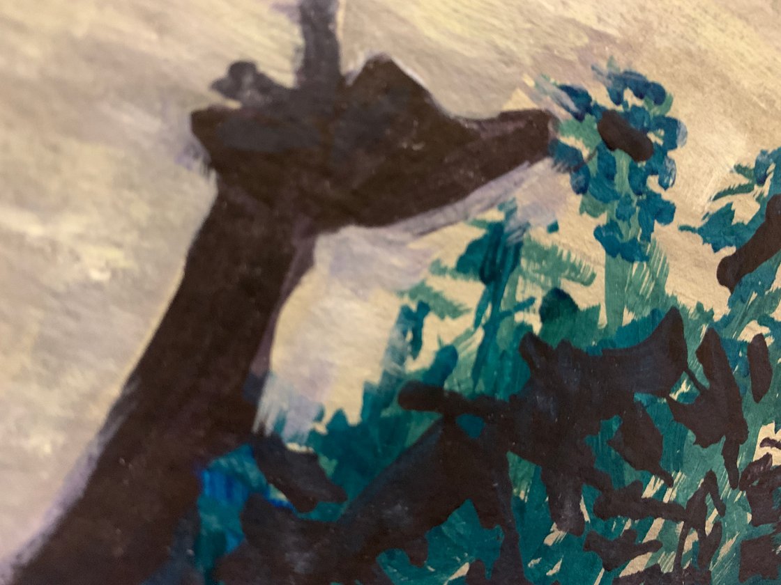 A painting titled 'A Walk In Africa by Ryan Louder' by Ryan Louder