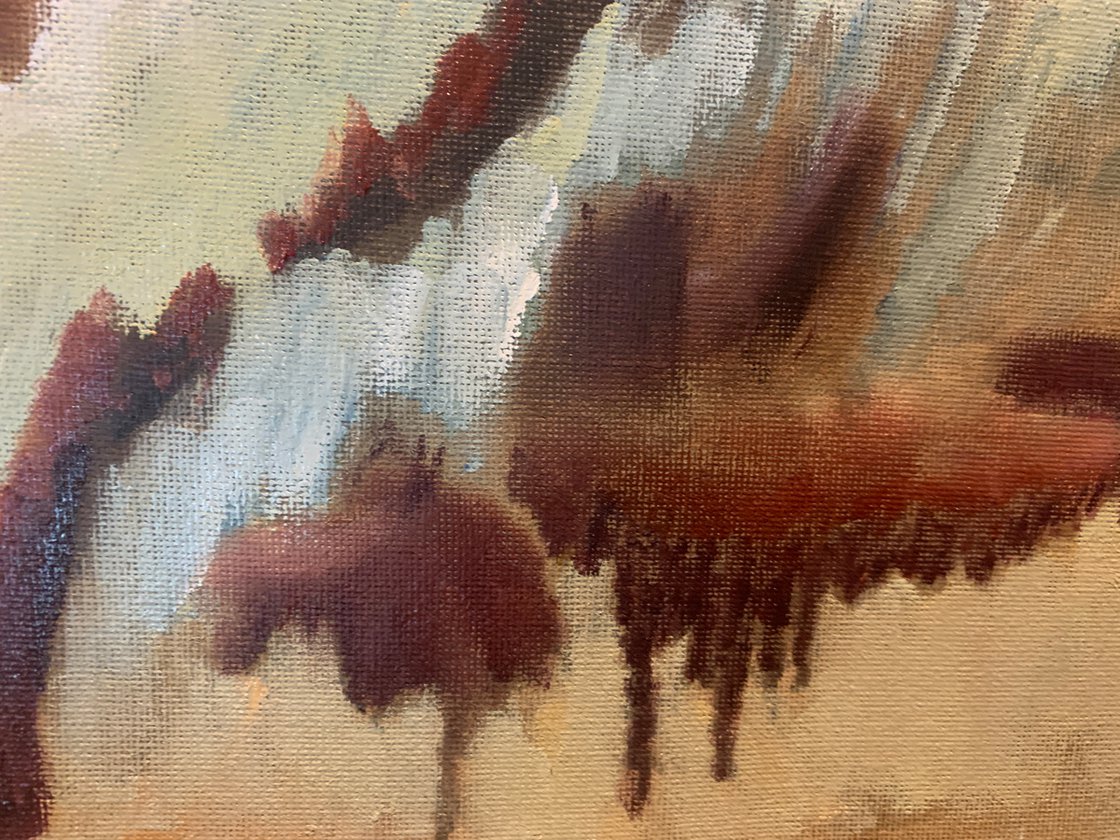 A painting titled 'I Dream of Worlds by Ryan Louder' by Ryan Louder