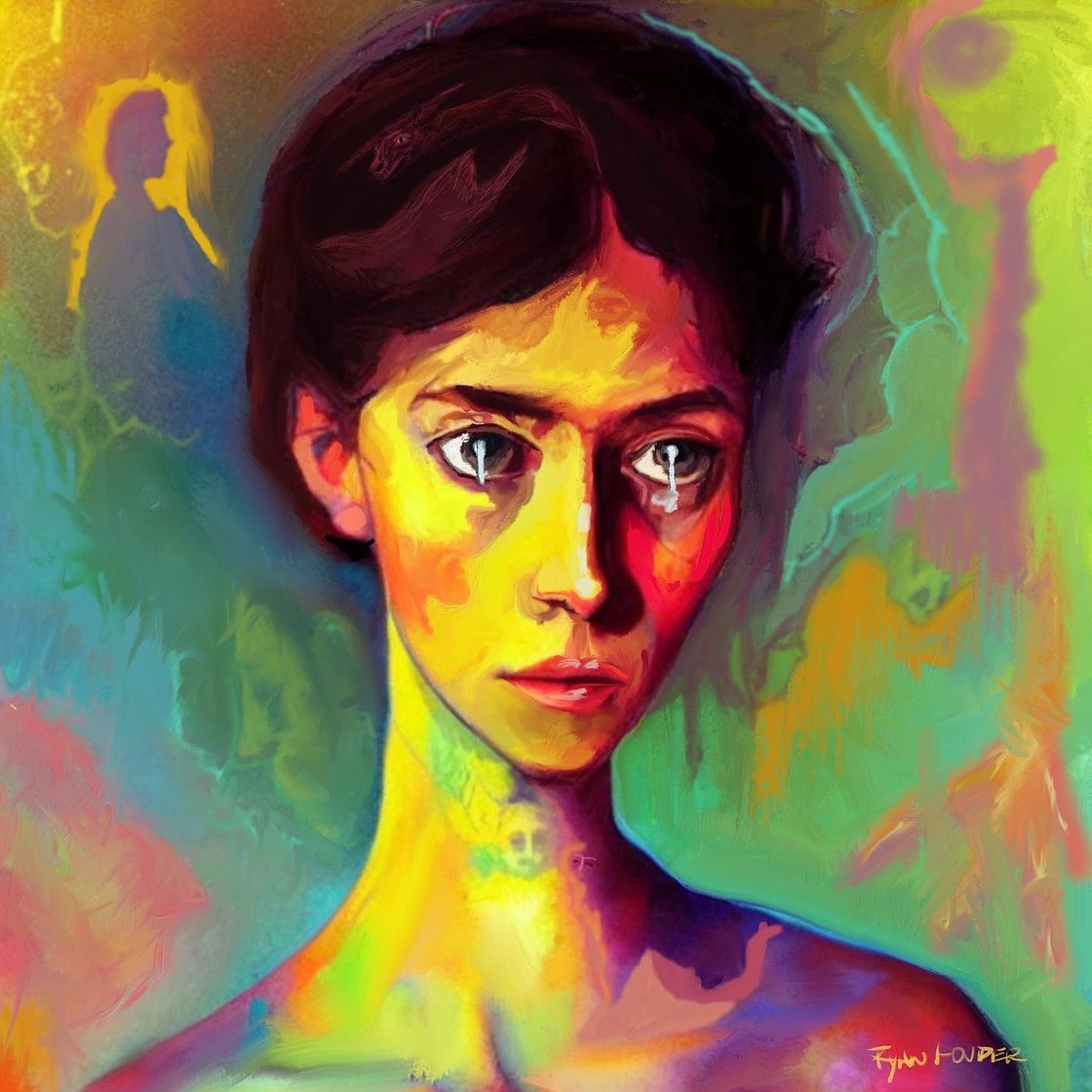 A painting titled 'The Awakening by Ryan Louder' by Ryan Louder