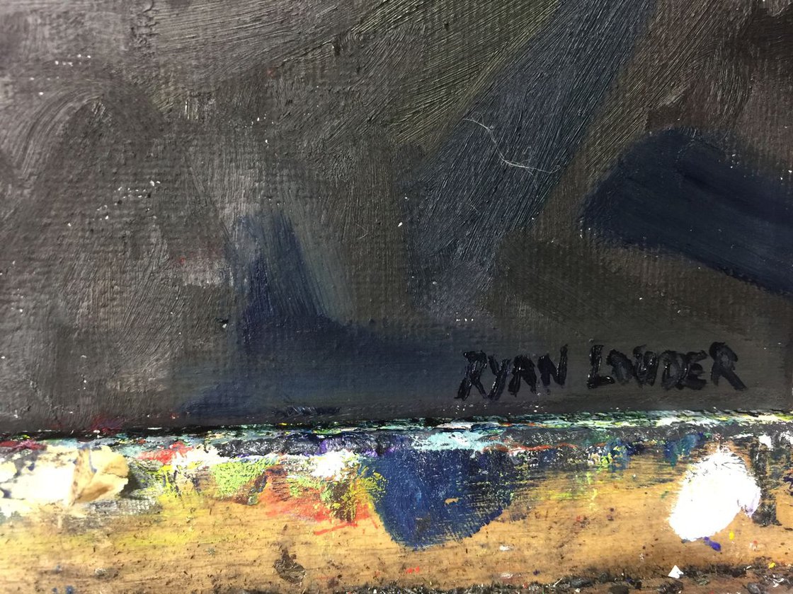 A painting titled 'Eternal by Ryan Louder' by Ryan Louder