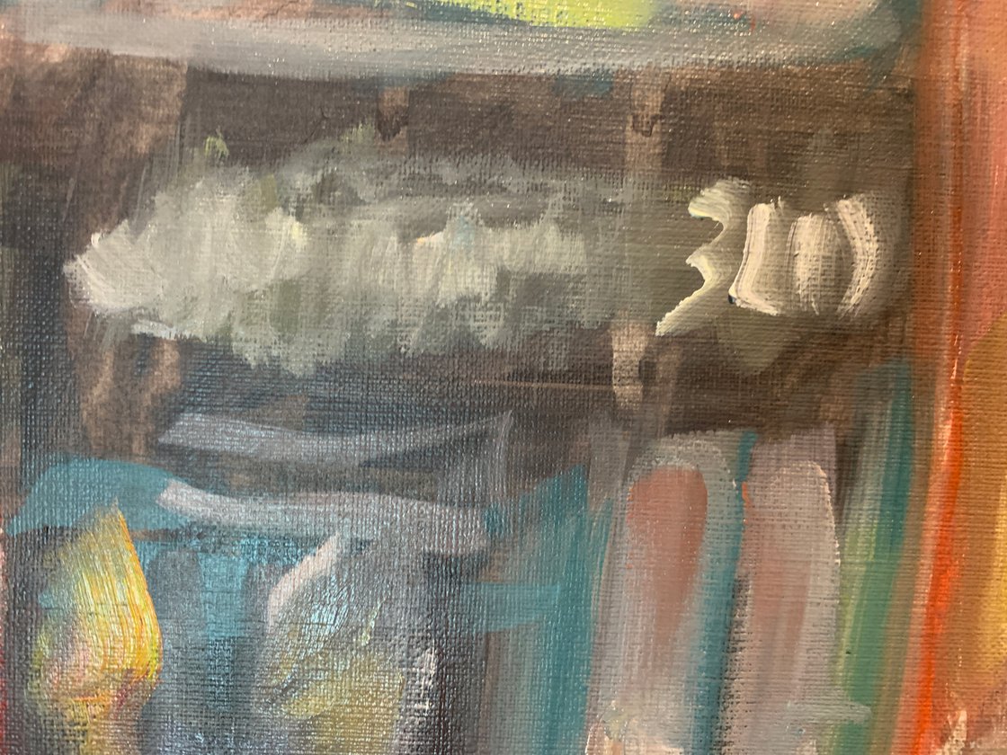 A painting titled 'The Letter Box by Ryan Louder' by Ryan Louder
