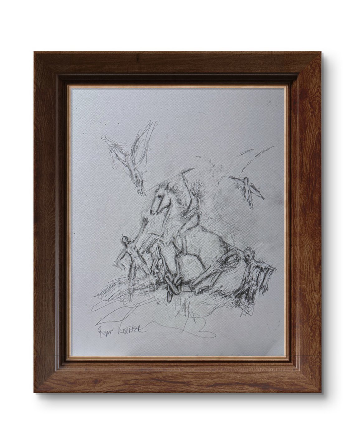 A painting titled 'Revelations by Ryan Louder' by Ryan Louder