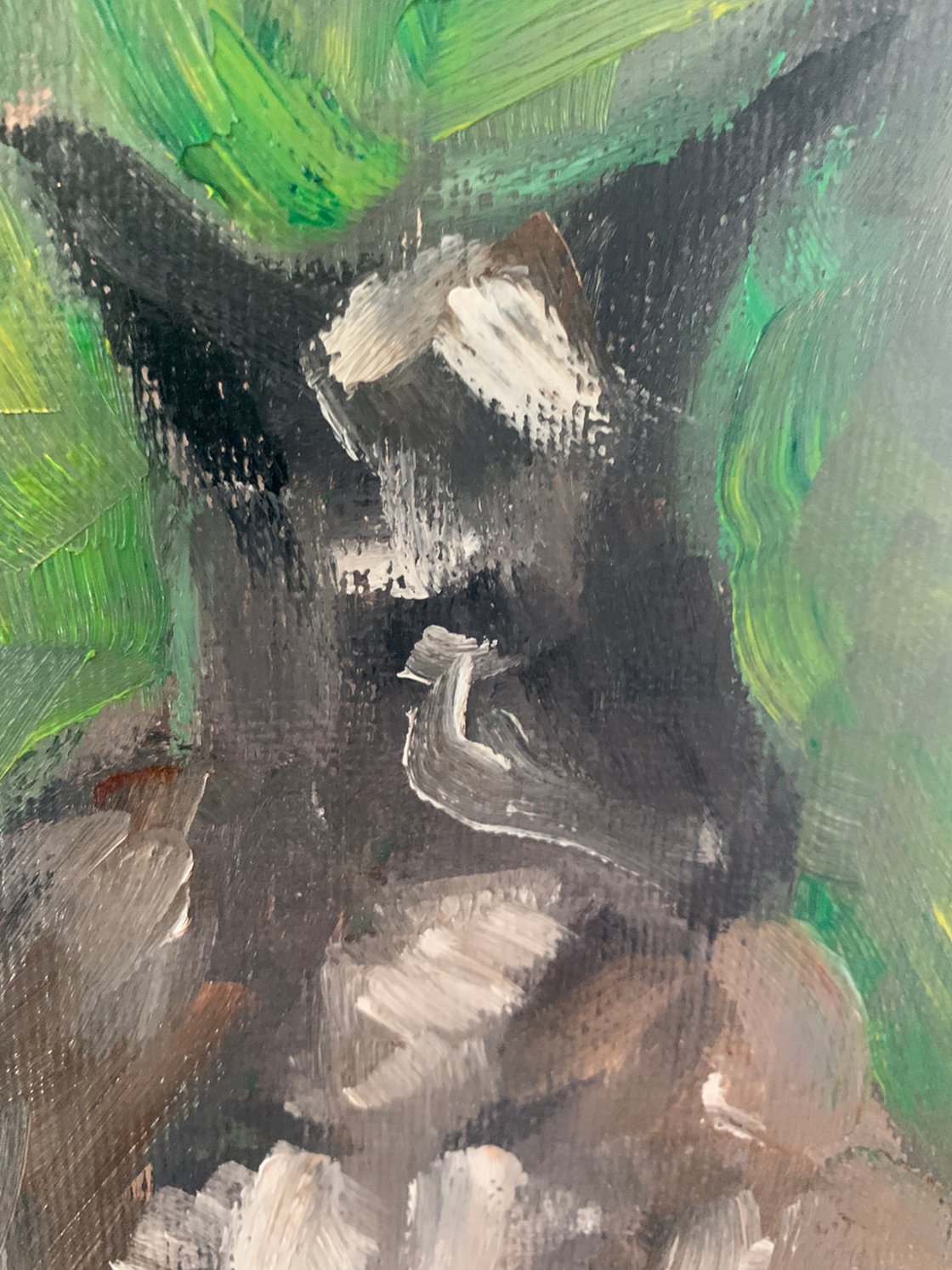 A painting titled 'Wallaby by Ryan Louder' by Ryan Louder