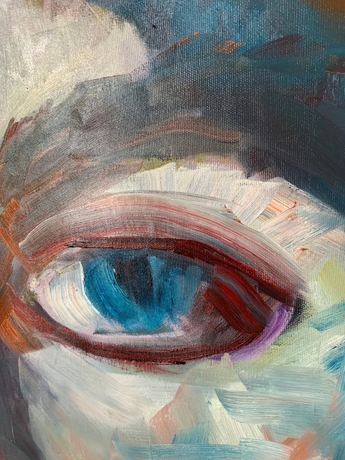 A painting titled 'Moulin Rouge by Ryan Louder' by Ryan Louder