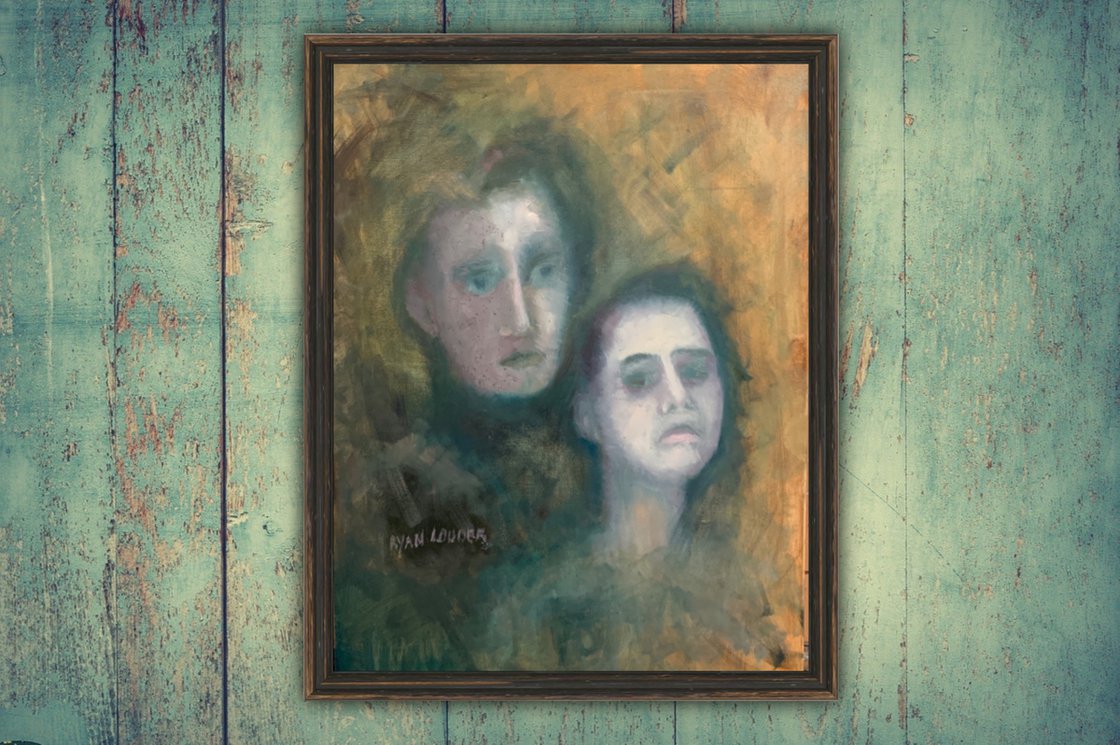 A painting titled 'Romeo and Juliet o by Ryan Louder' by Ryan Louder