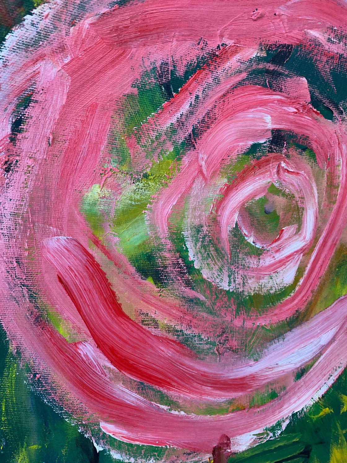 A painting titled 'Time Holds Nothing So Live by Ryan Louder' by Ryan Louder