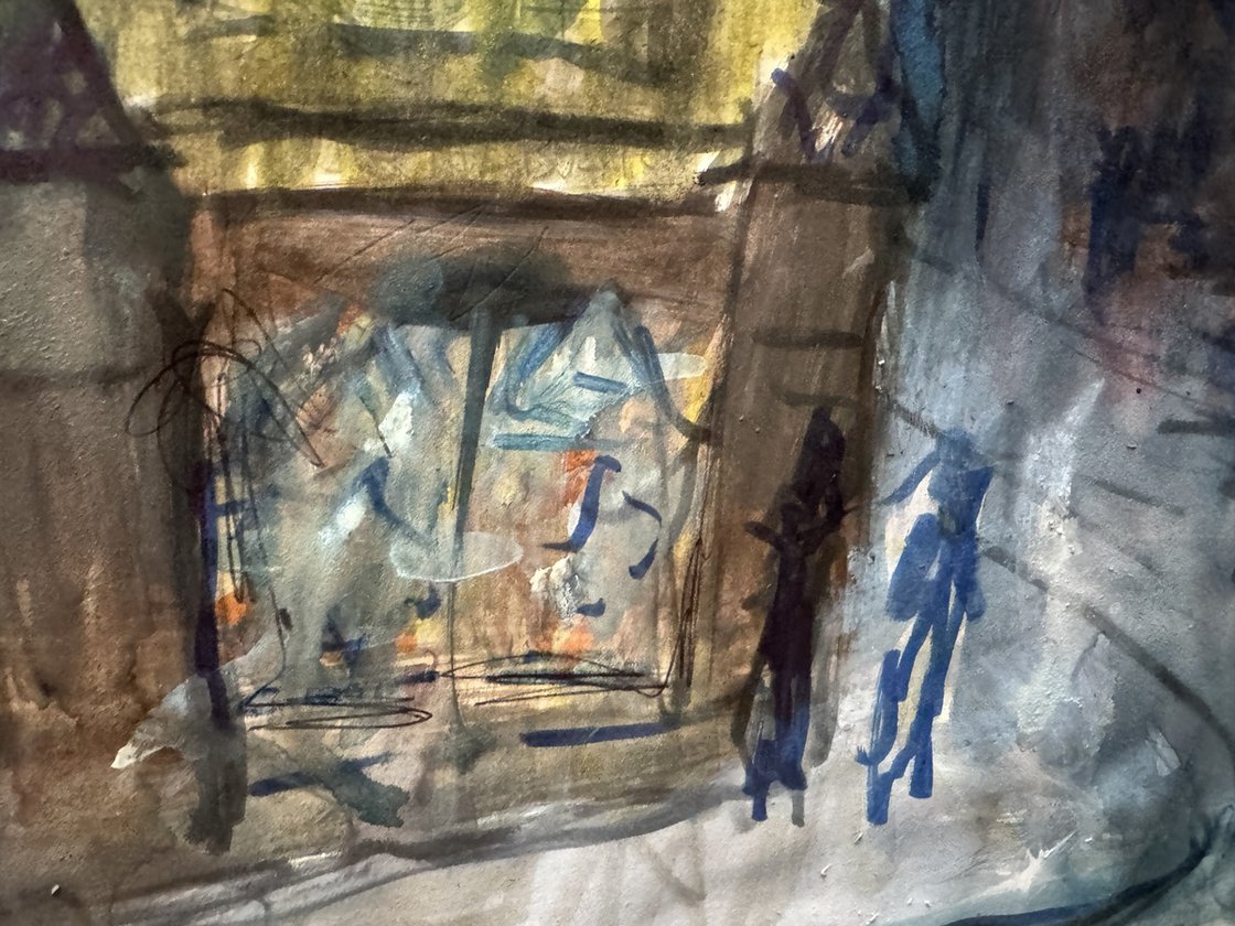A painting titled 'The Albert Pub in London Victoria by Ryan Louder' by Ryan Louder