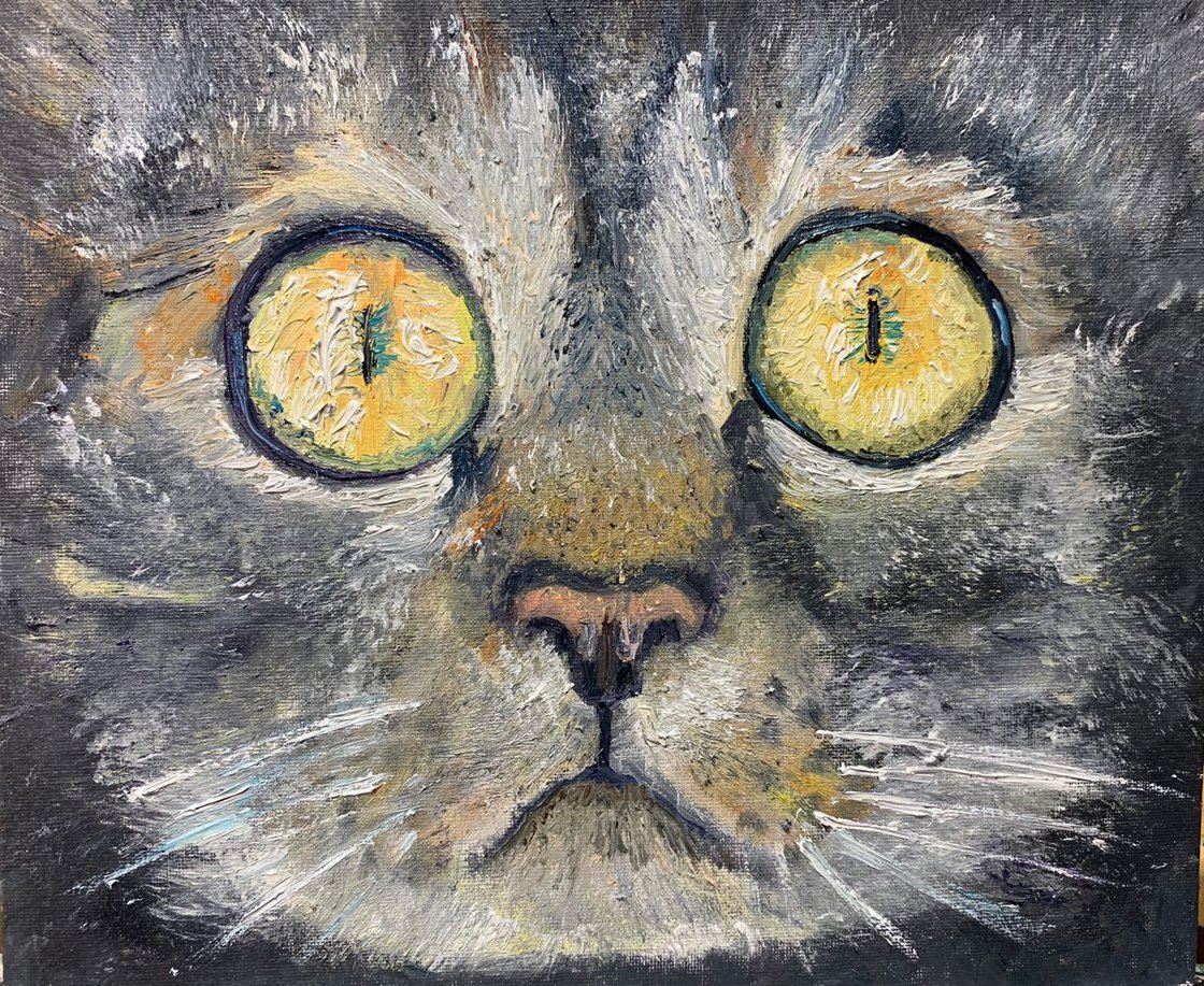 Cat by Ryan Louder - Sold