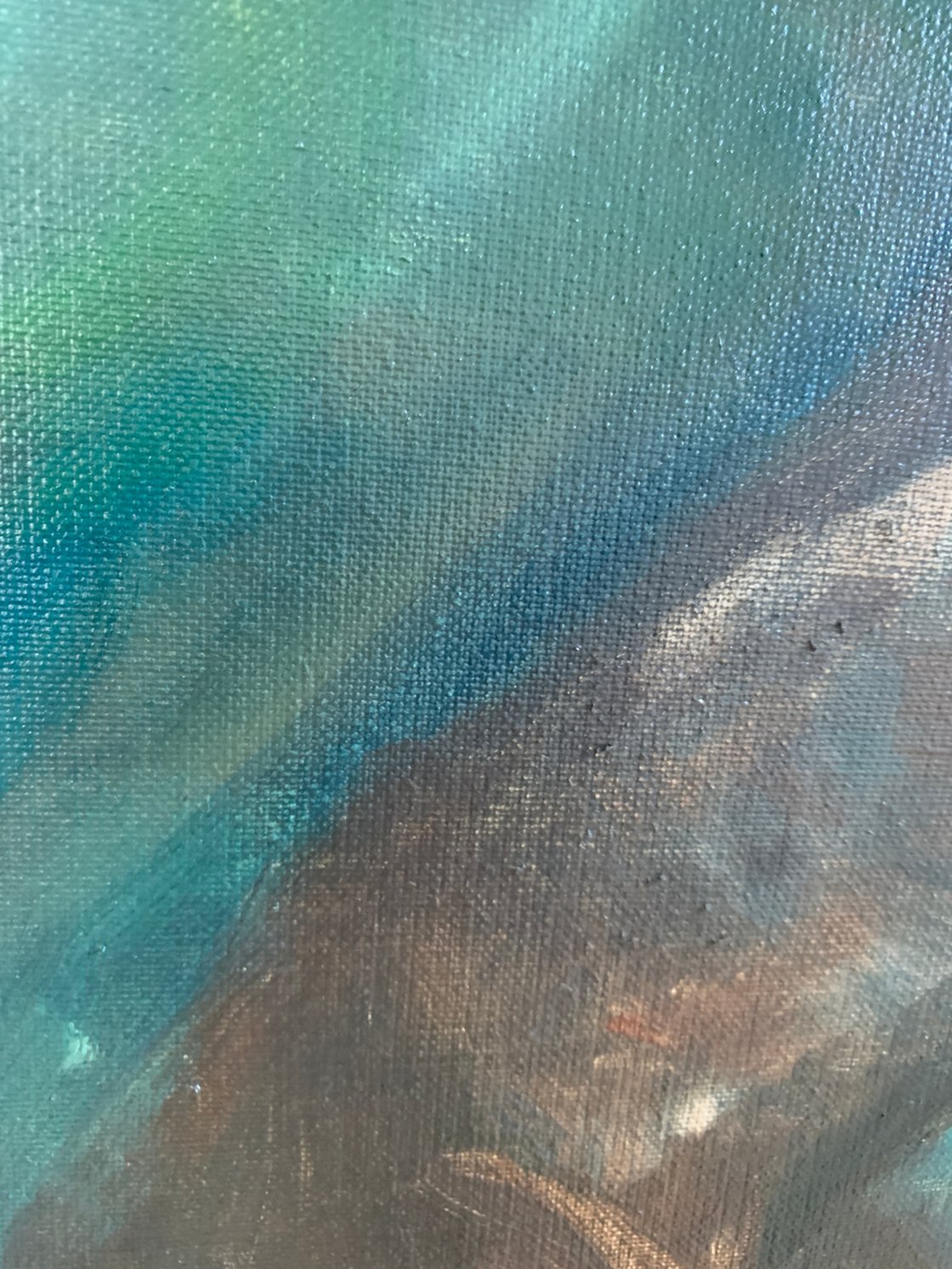 A painting titled 'Nude Male by Ryan Louder' by Ryan Louder
