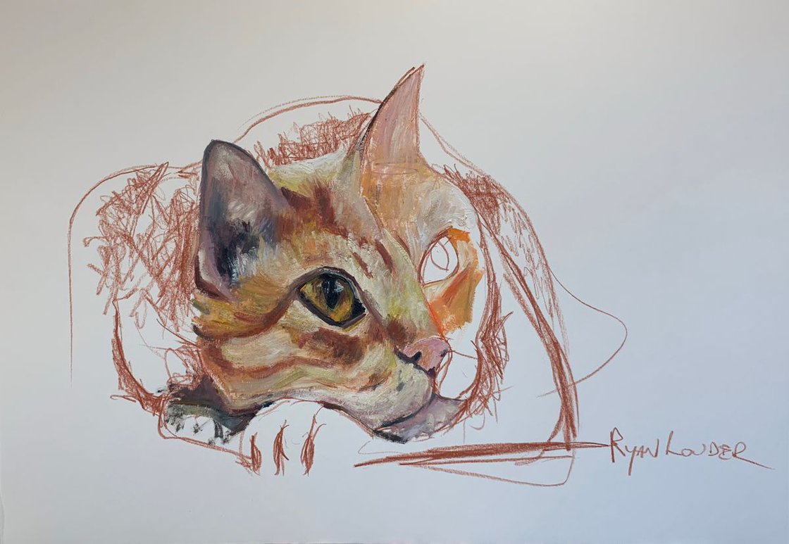 CAT Study by Ryan Louder - Sold