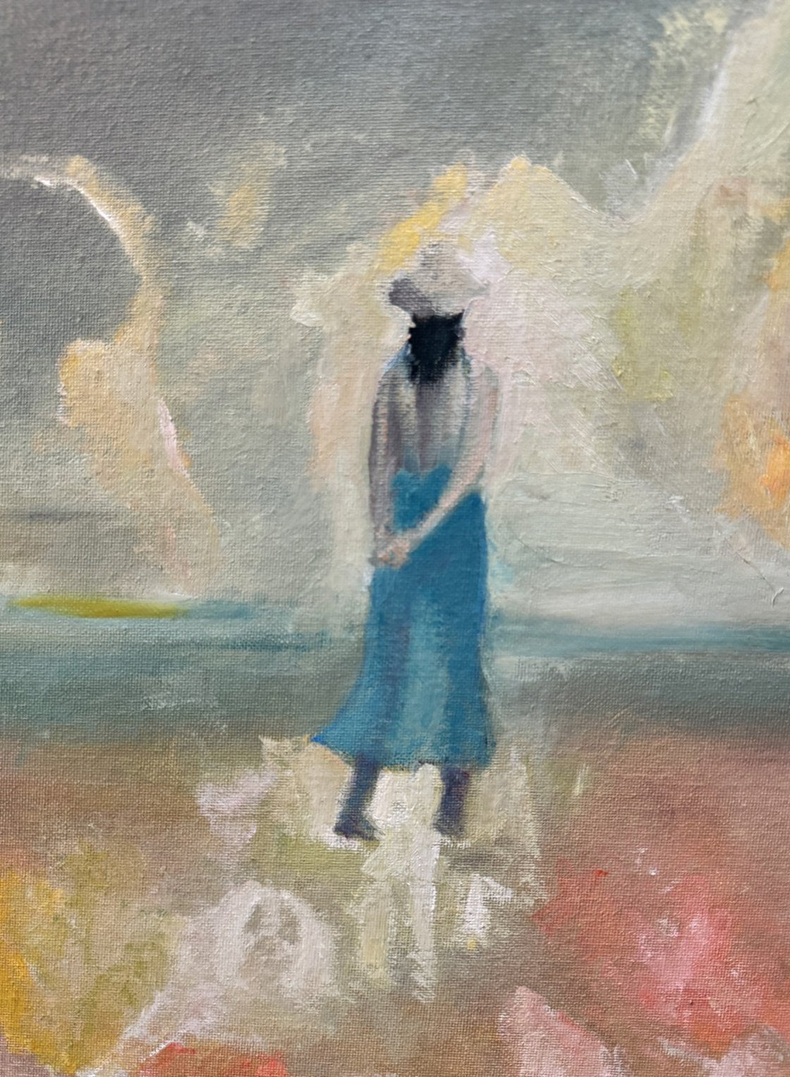A painting titled 'Break In The Clouds by Ryan Louder' by Ryan Louder