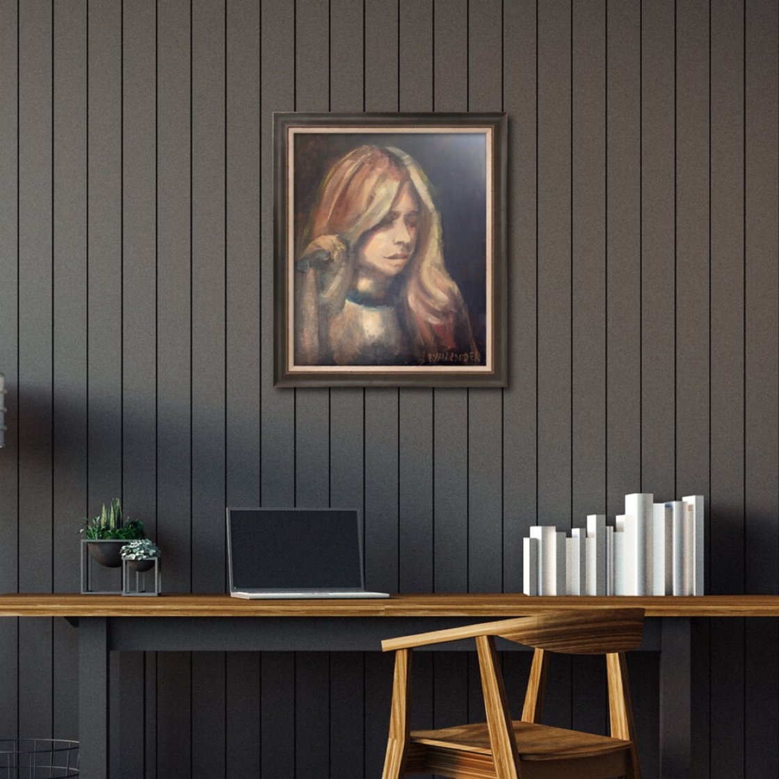 A painting titled 'Ambition by Ryan Louder' by Ryan Louder