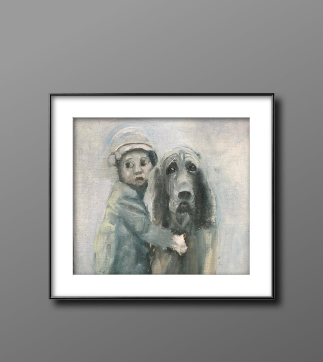 Her Best Friend by Ryan Louder - Sold