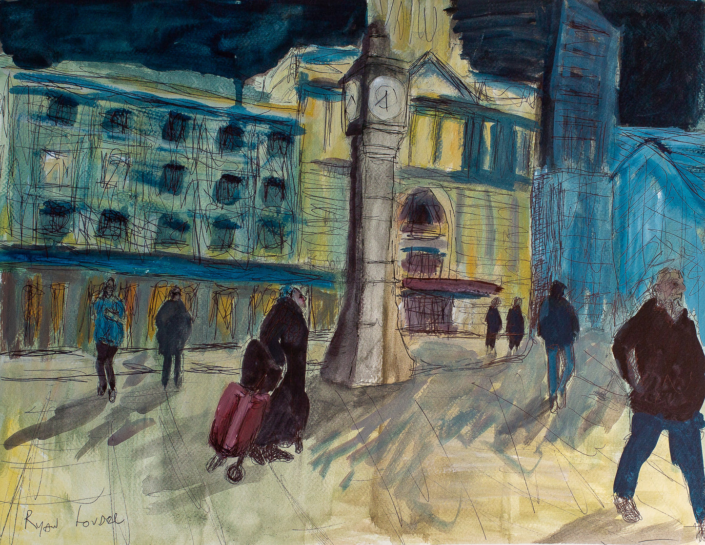 A painting titled 'London Victoria' by London Paintings