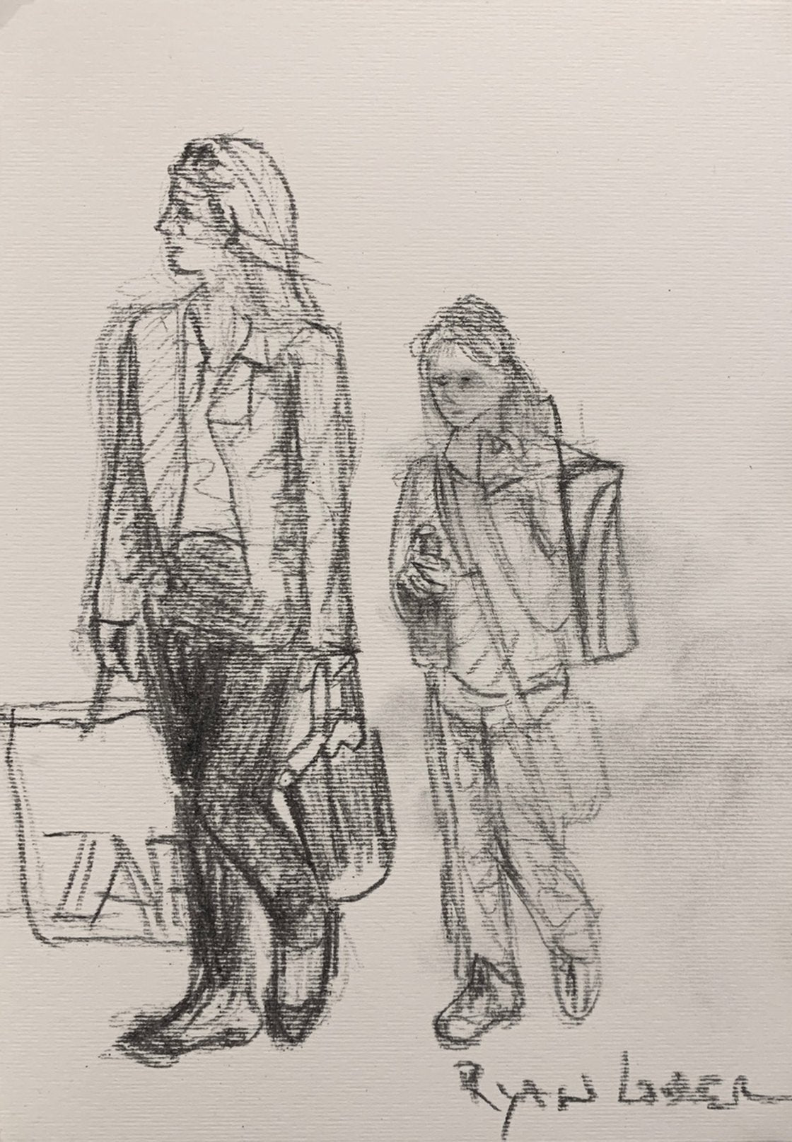 Shopping In London Study by Ryan Louder
