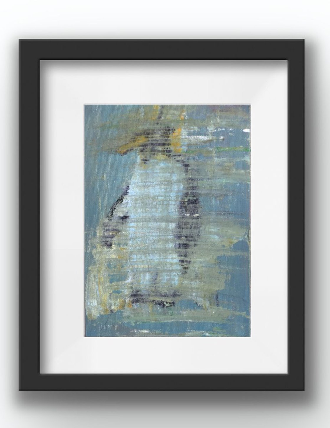 Penguin In A Snow Storm by Ryan Louder - Sold