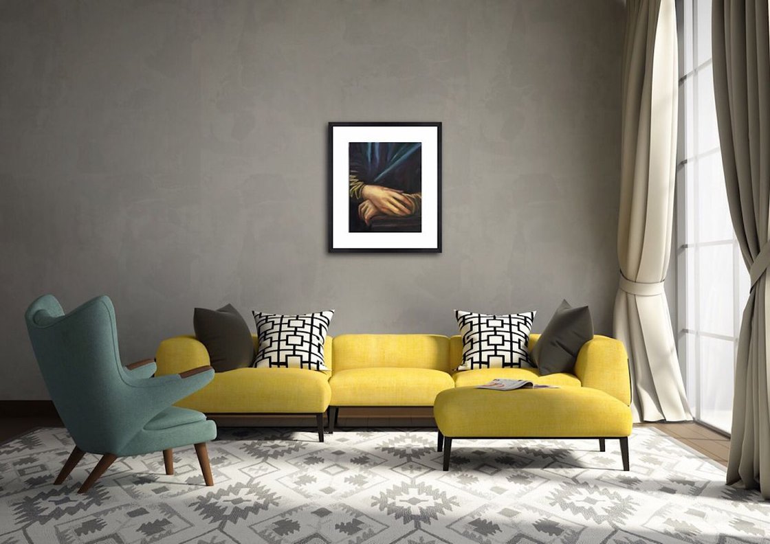 Mona Lisa's Hands by Ryan Louder - Sold