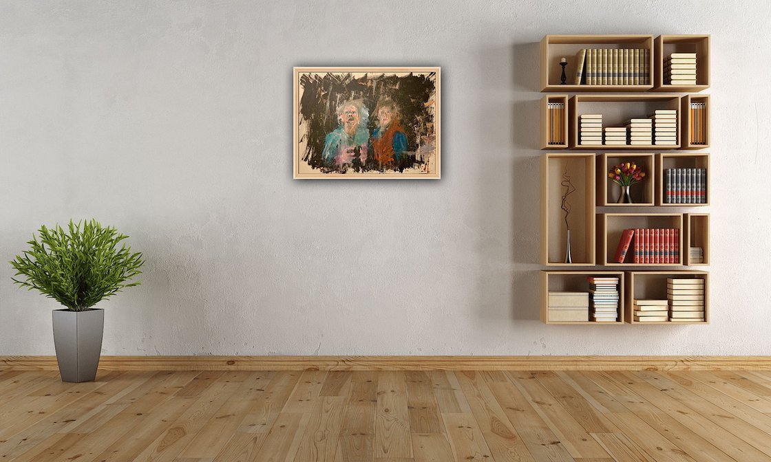 A painting titled 'Back To My Childhood by Ryan Louder' by Ryan Louder