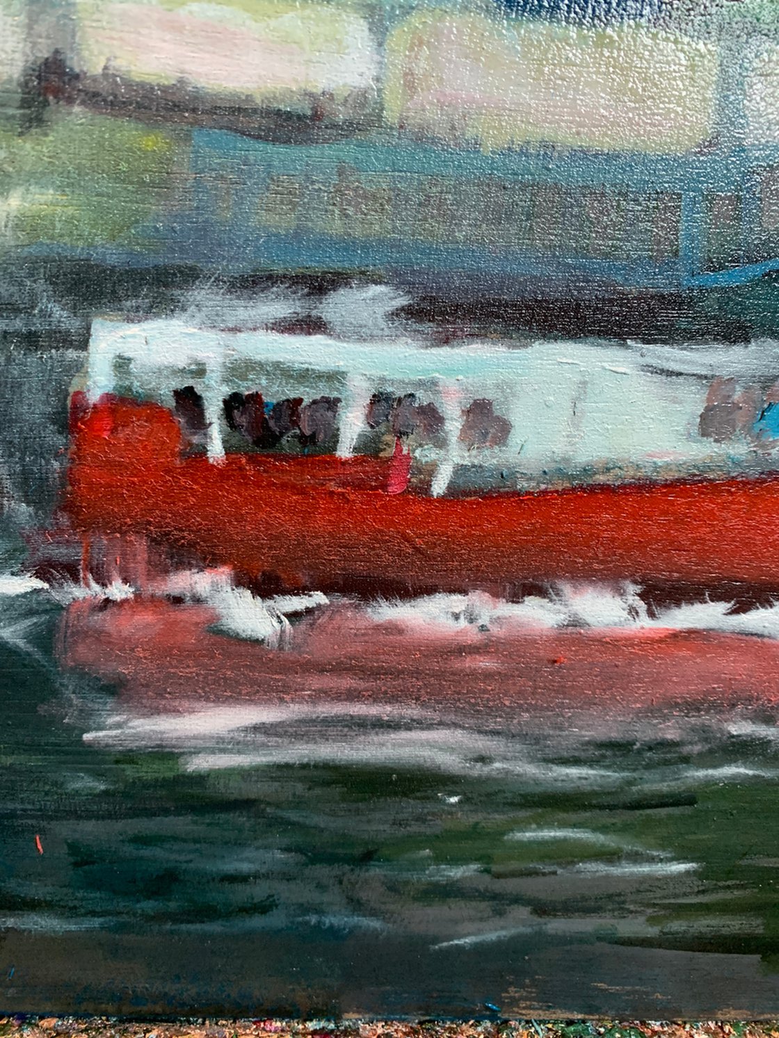 A painting titled 'St Paul’s From The Thames by Ryan Louder' by Ryan Louder