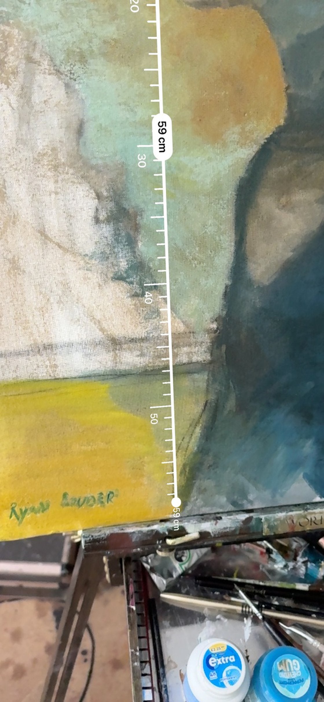 A painting titled 'By The Beach by Ryan Louder' by Ryan Louder