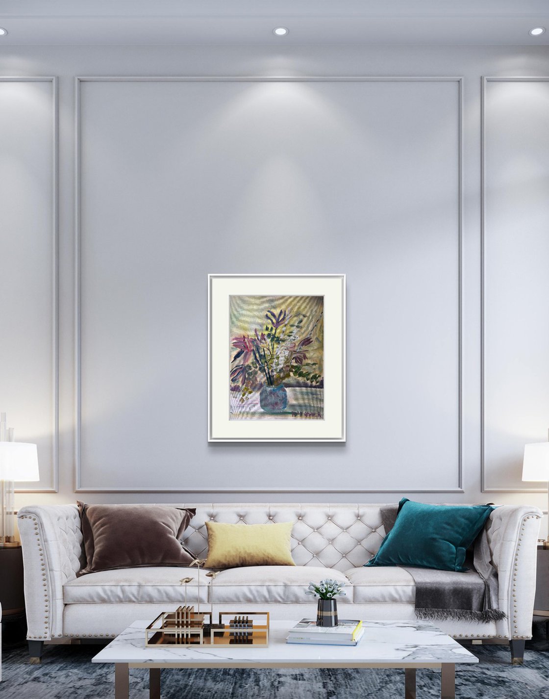 Pink Lillies On A Spring Day by Ryan Louder - Sold