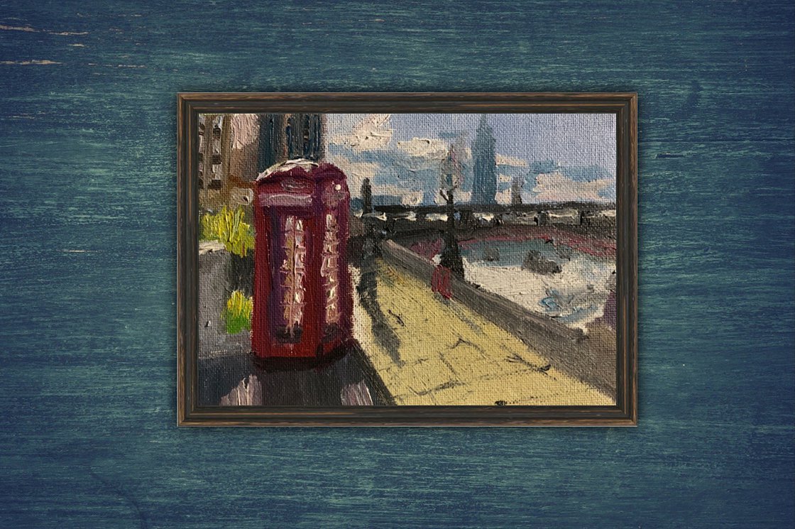 The Red Phone Box by Ryan Louder - Sold