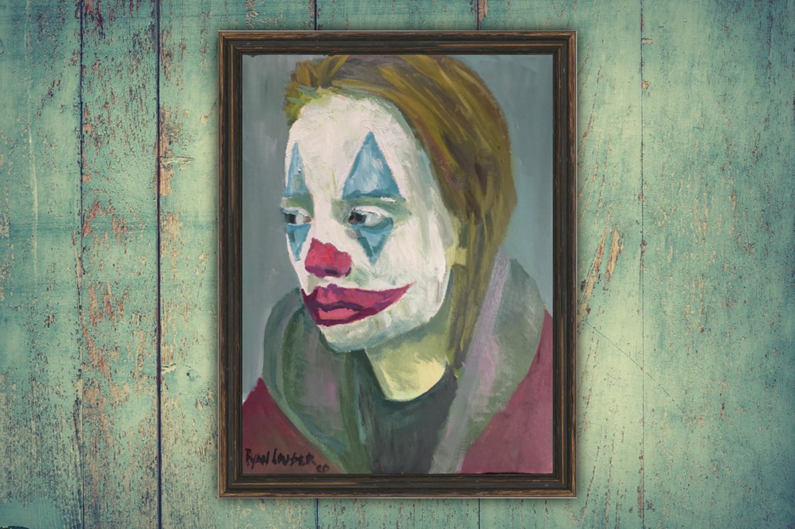 Street clown by Ryan Louder - Sold