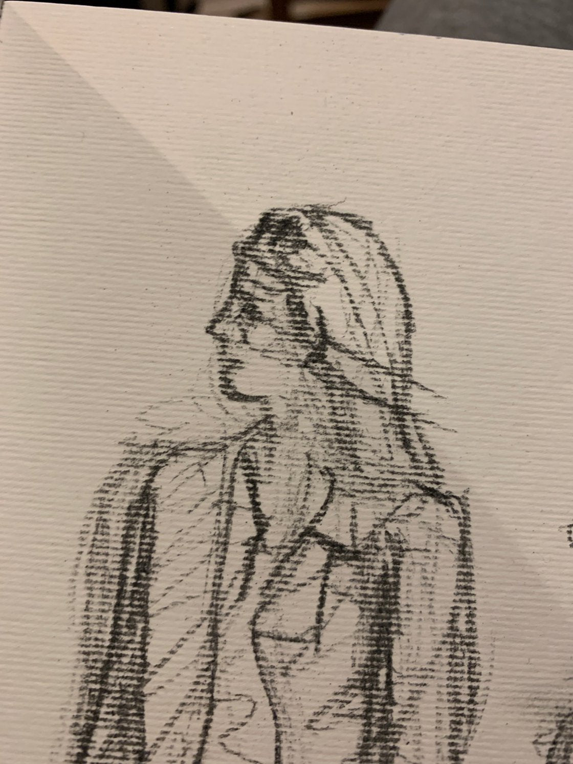 A painting titled 'Shopping In London Study by Ryan Louder' by Ryan Louder