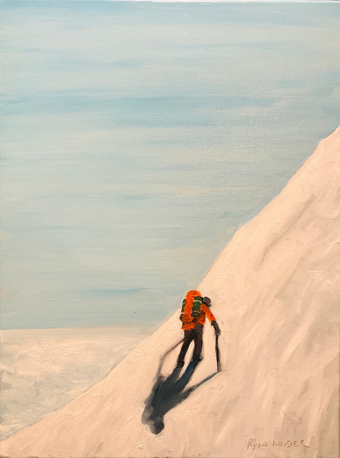 A painting titled 'Summit by Ryan Louder' by Ryan Louder