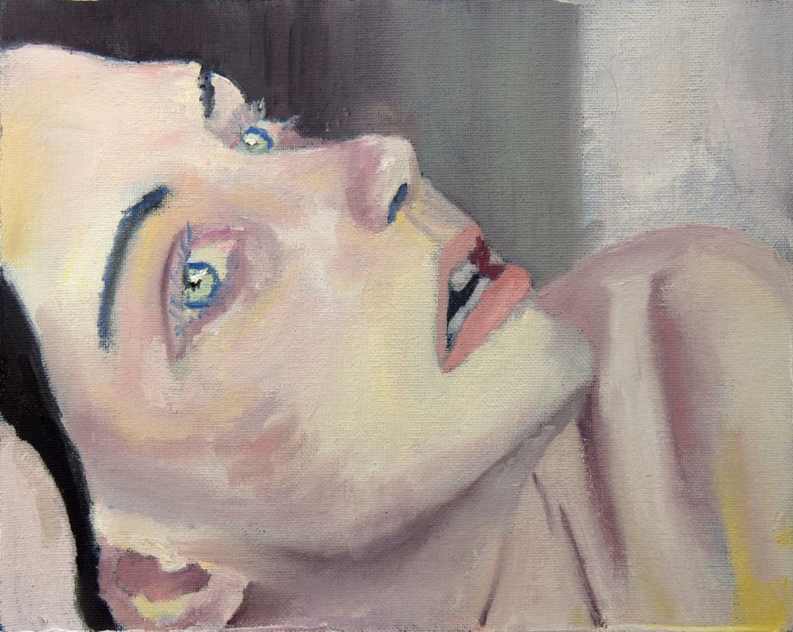 A painting titled 'Suddenly!...She saw hope....and it was beautiful by Ryan Louder' by Ryan Louder