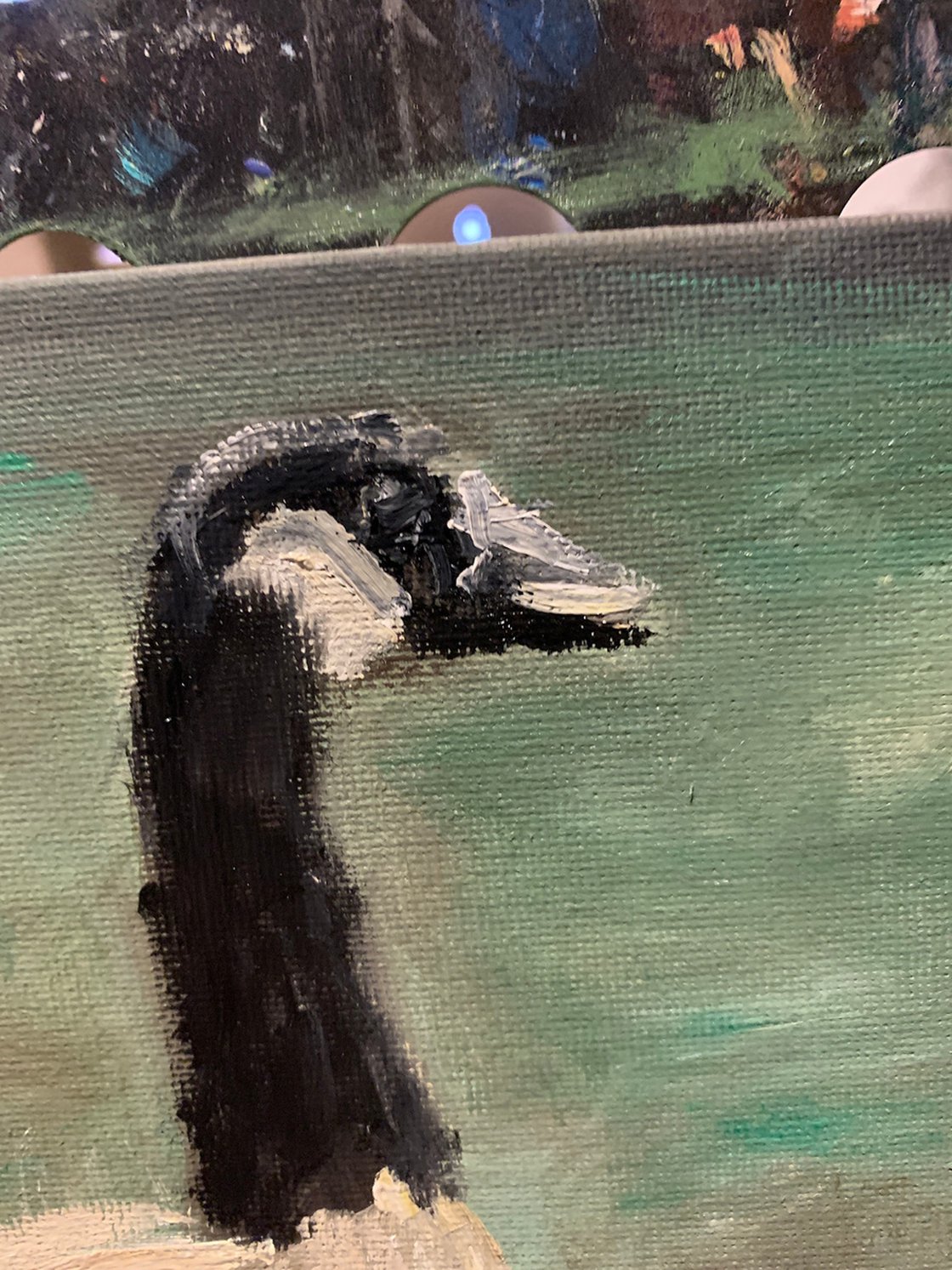 A painting titled 'In The Park 2 by Ryan Louder' by Ryan Louder