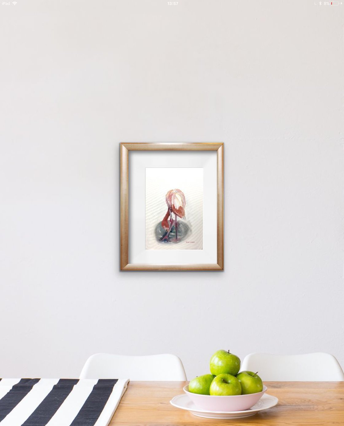 Flamingo Study by Ryan Louder - Sold