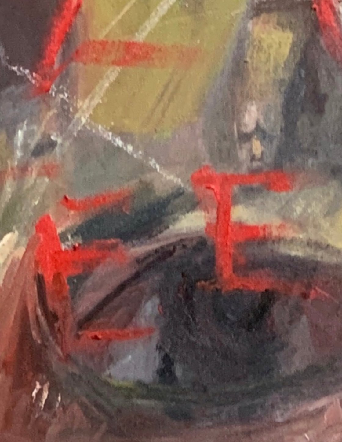 A painting titled 'Where Did You Go? by Ryan Louder' by Ryan Louder