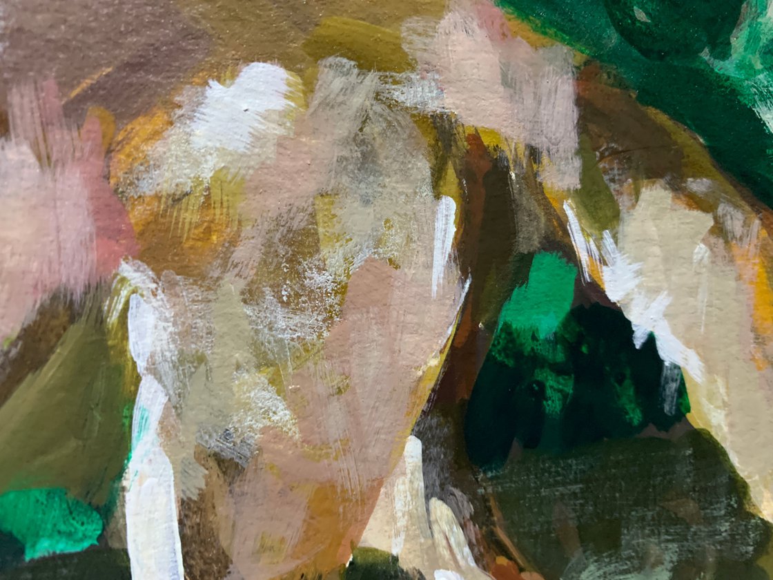 A painting titled 'Fox by Ryan Louder' by Ryan Louder