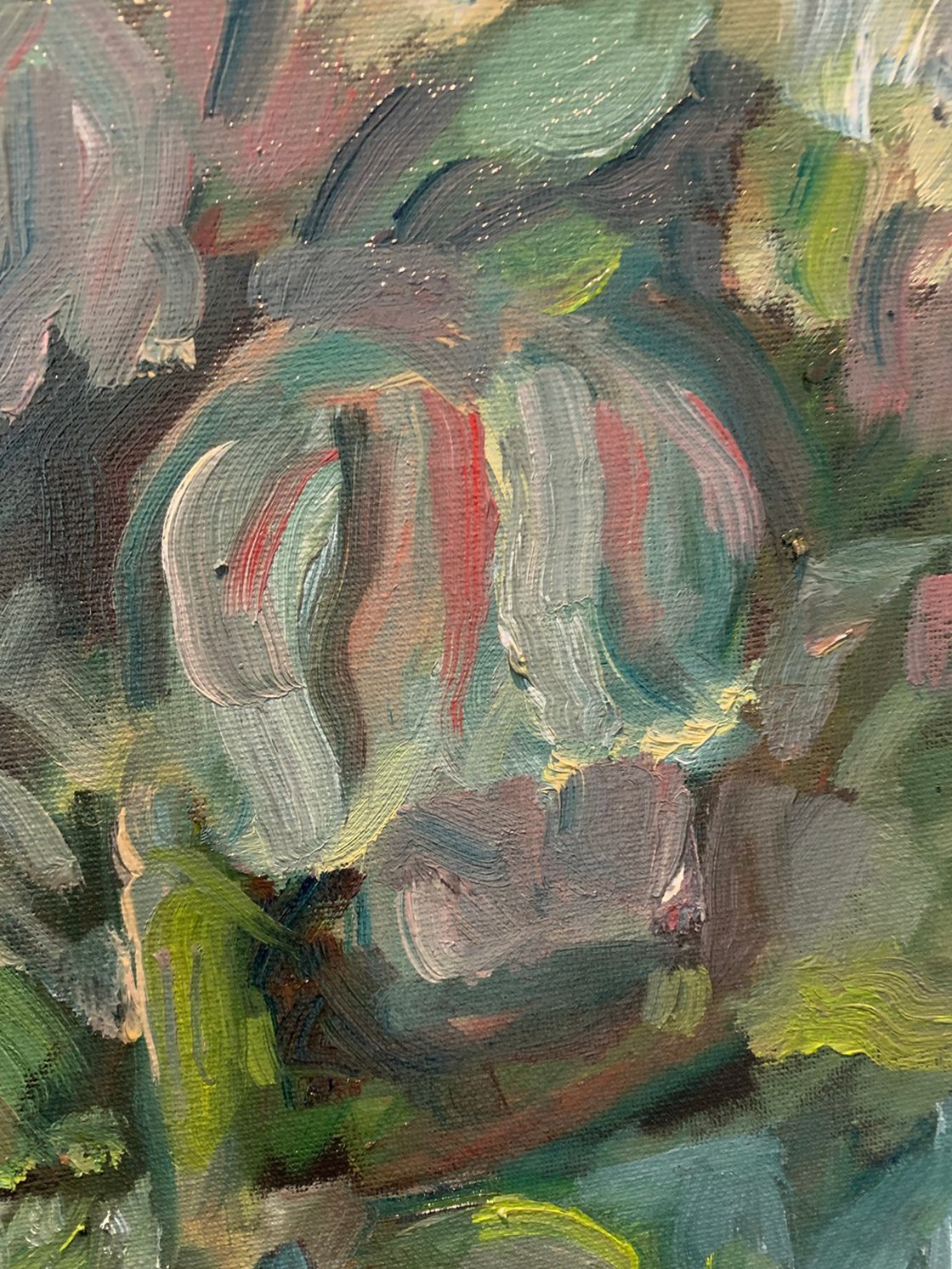A painting titled 'Flowers no.4 by Ryan Louder' by Ryan Louder
