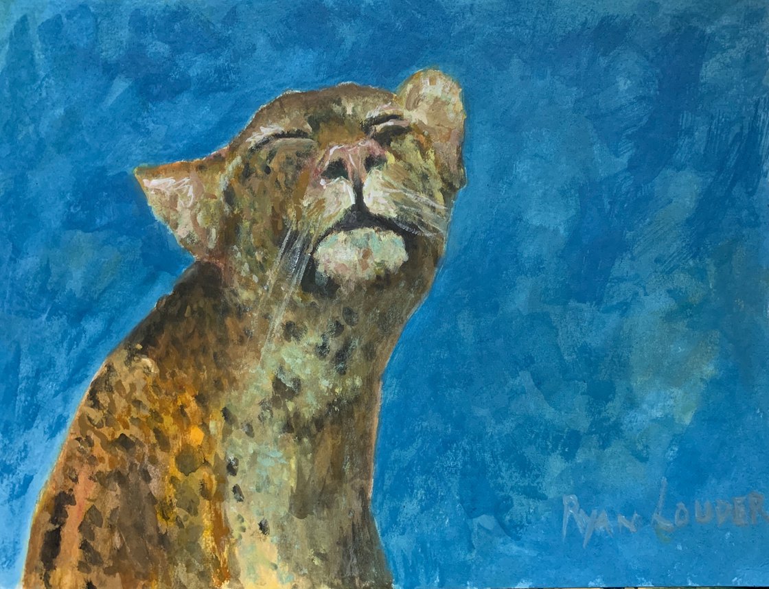 Leopard by Ryan Louder - Sold