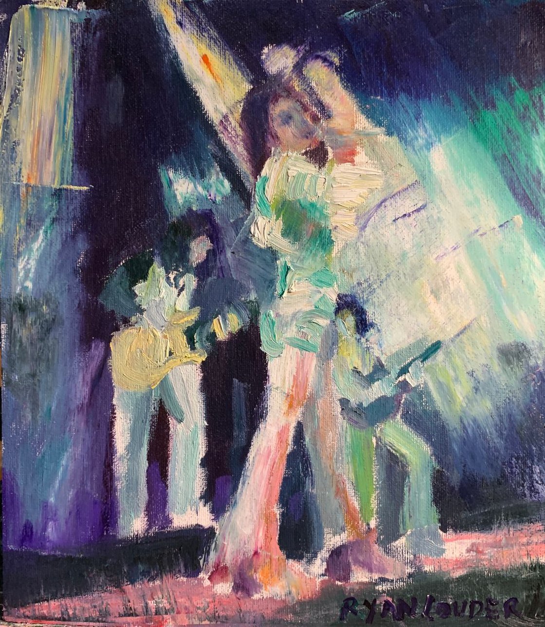 Queen - Freddie Mercury by Ryan Louder - Sold