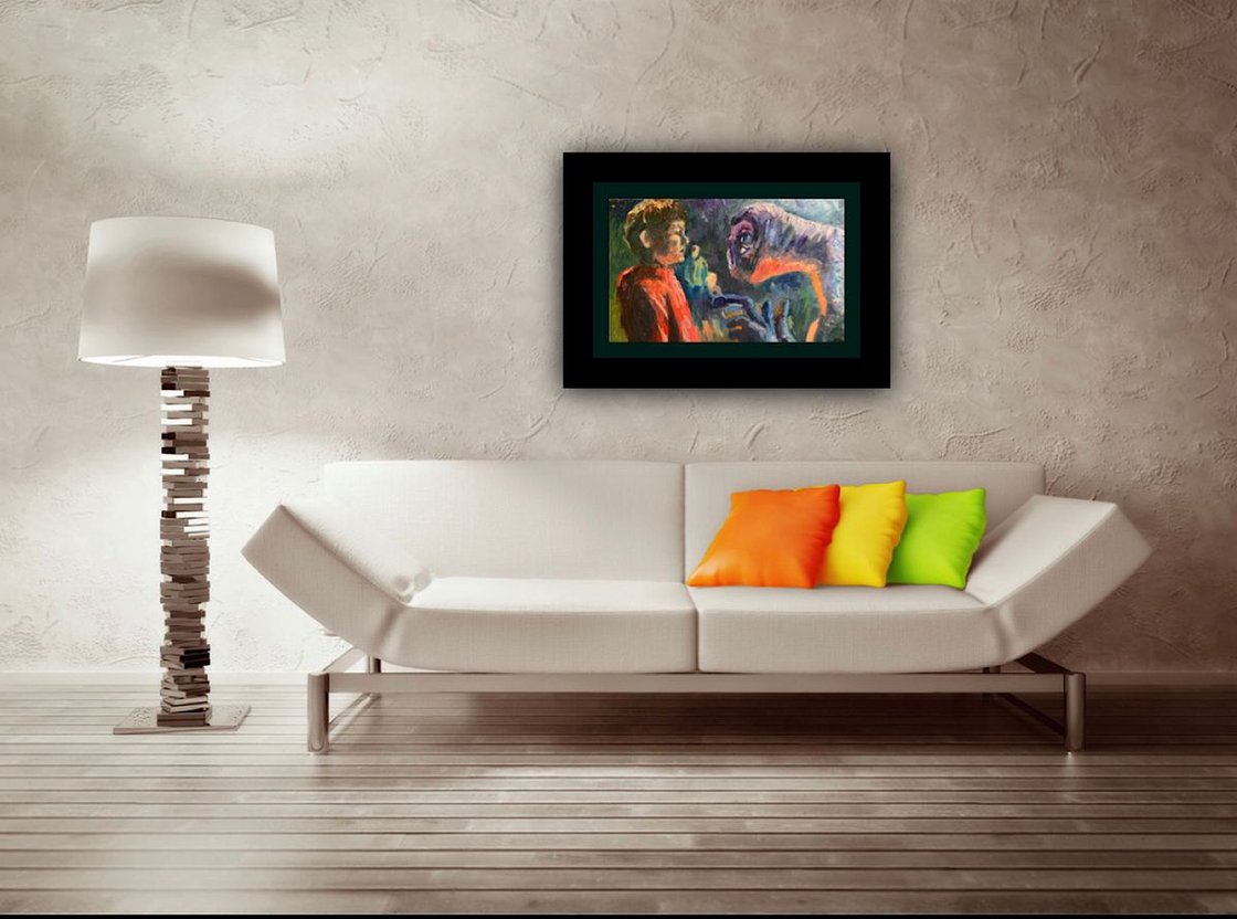 ET and Me by Ryan Louder - Sold