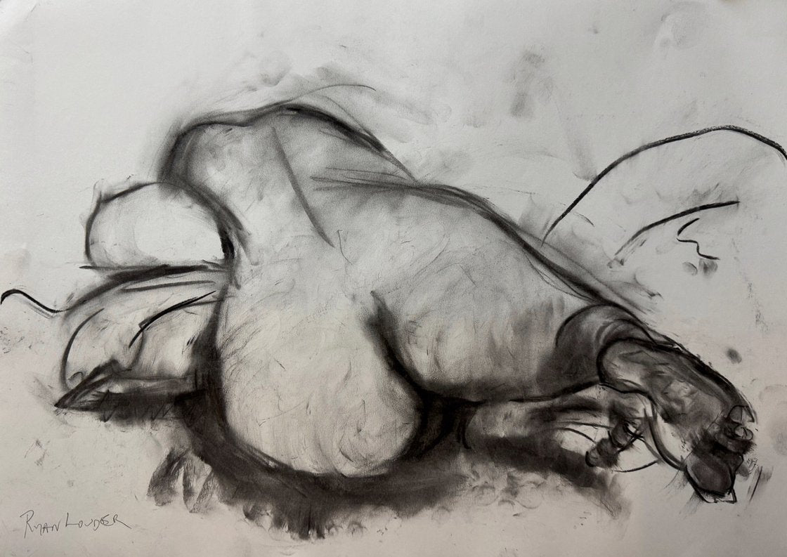 A painting titled 'Nude Zoma 4 by Ryan Louder' by Ryan Louder