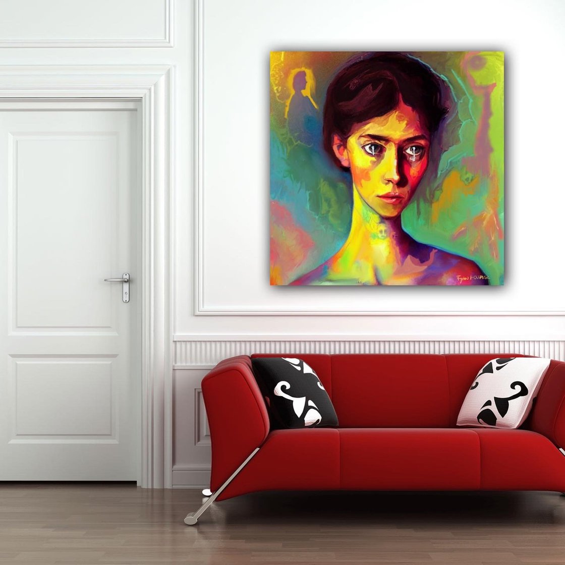 A painting titled 'The Awakening by Ryan Louder' by Ryan Louder