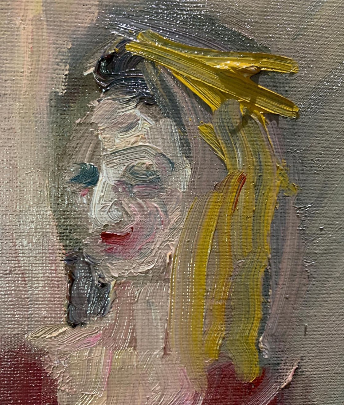 A painting titled 'Coffee In The Morning by Ryan Louder' by Ryan Louder