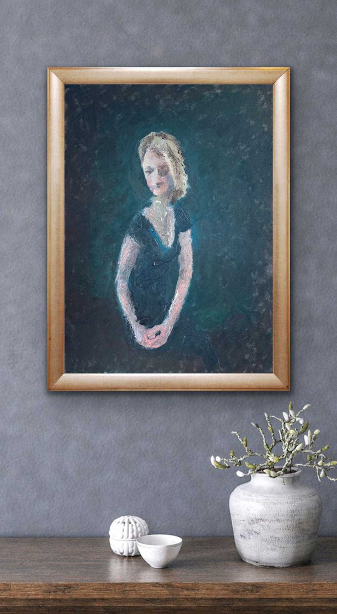 Sitting Woman by Ryan Louder - Sold