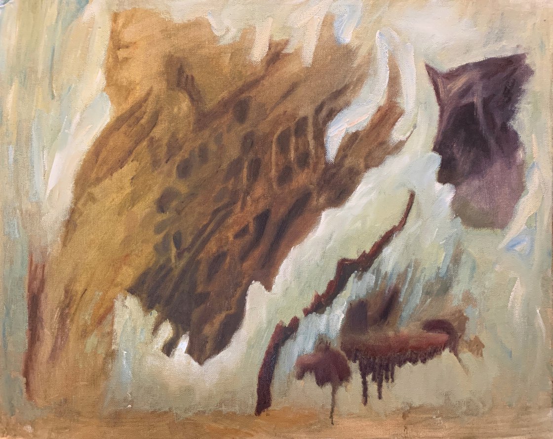 A painting titled 'I Dream of Worlds by Ryan Louder' by Ryan Louder