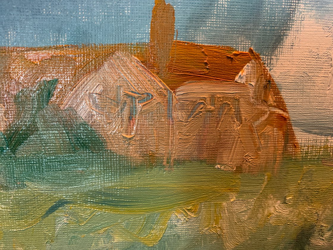 A painting titled 'Walk Along The Canal by Ryan Louder' by Ryan Louder