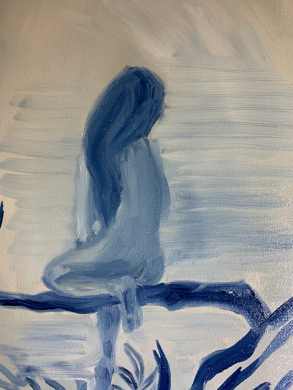 A painting titled 'Porcelain by Ryan Louder' by Ryan Louder