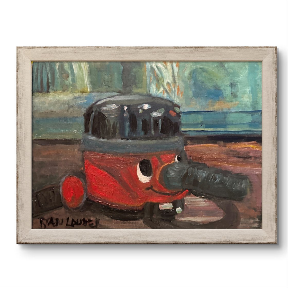 A painting titled 'Henry by Ryan Louder' by Ryan Louder