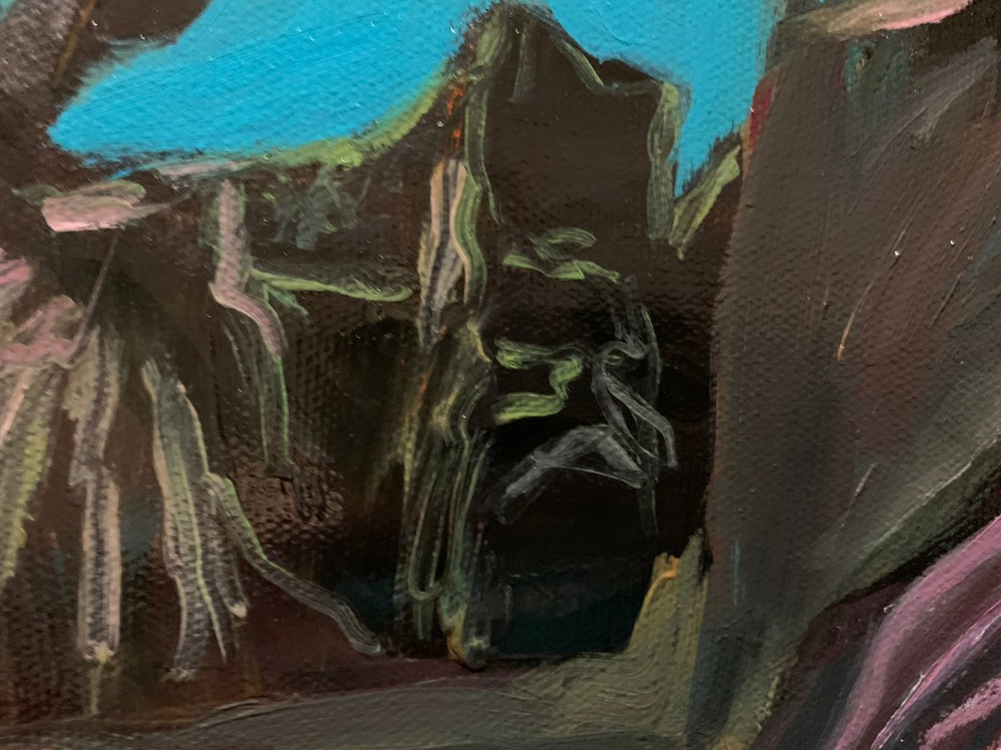 A painting titled 'Reflection by Ryan Louder' by Ryan Louder